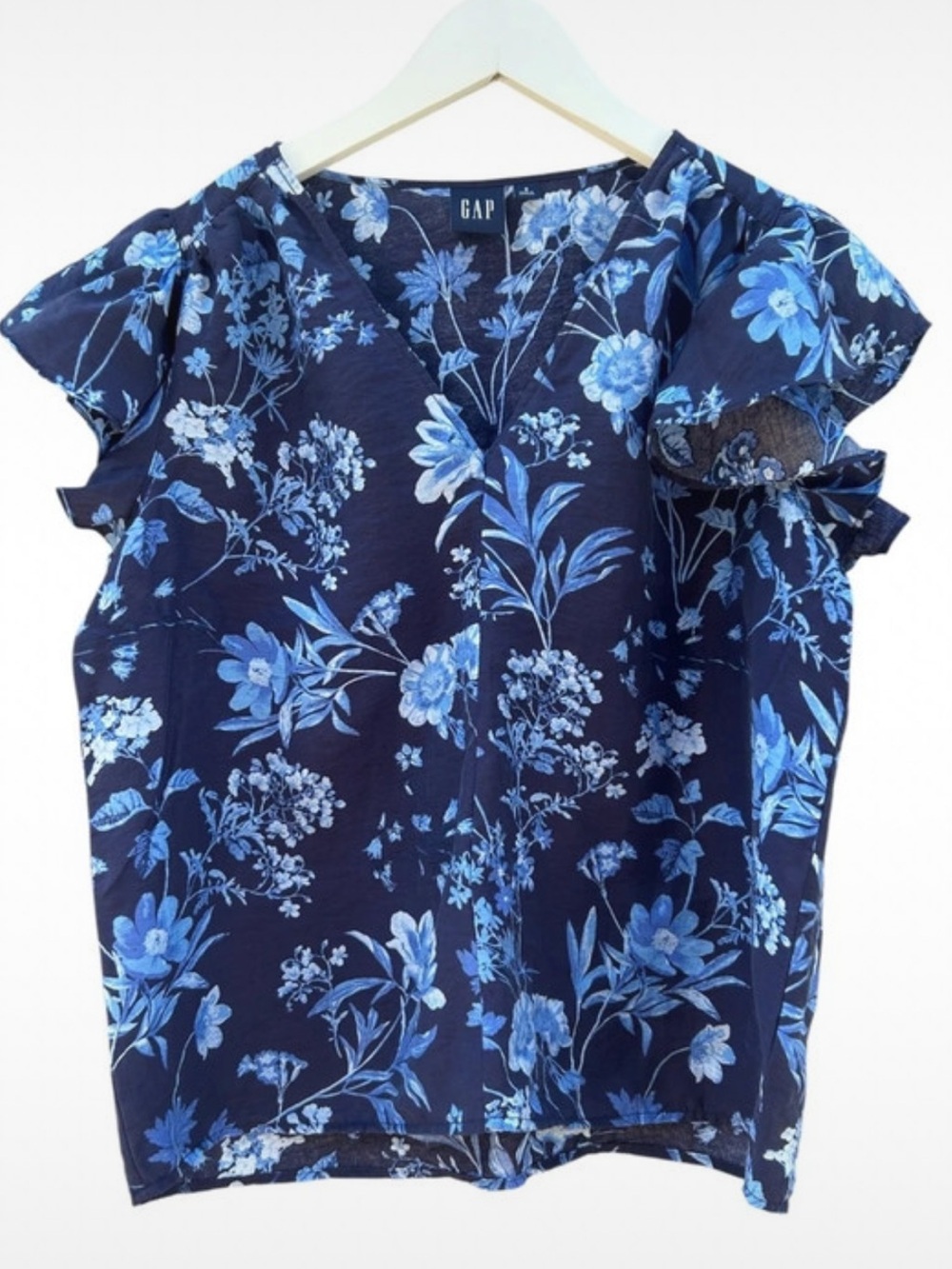 Gap Ruffled Sleeves Blouse